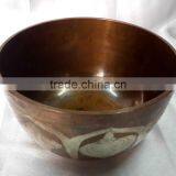 Best Selling Silver Plated High Rise Tibetan Meditation Singing Bowl thumbnail-2
