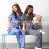 Custom V Neck Hospital Uniform Fitted Clinical Medical Scrubs Uniforms thumbnail-4