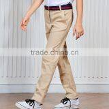 Wholesale Cotton Khaki School Pants With Elastic Waist For Juniors Boys thumbnail-5
