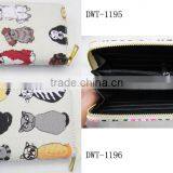 Fashion Lady Latest Cotton Canvas Print Dog Animal Star Wallet thumbnail-5