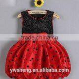 2016 New Summer Baby Girl Polka Dot Dress Princess Dress Lantern Puffy Pettiskirt Tutu thumbnail-2