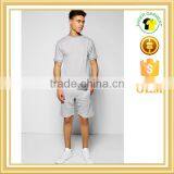 Short Sleeve Tracksuit Cotton and Polyester Sweatsuit for Men Custom