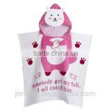 Wholesale Cotton Cartoon Printing Kids Hooded Towels thumbnail-6