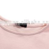 Women Sweet Pink Knitting Piece Before Printing the Waist Rope Bat Sleeve Dress thumbnail-4