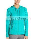 Full Zip Tracksuit 100% Cotton Cheap Hoodies for Women thumbnail-5