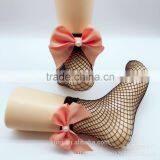 WS-20 2017 Bow Tie Harajuku Goth Punk Cool Female Hollow Fishnet Socks Dress Sexy Bowknot Fishnet Socks Women thumbnail-3