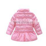 Facotry Custom Made New Design Light Thin Kids Down Jackets Fashion Little Girl Outdoor Winter Dress Coats thumbnail-3