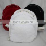 Myfur Fashion Ladies Real Rex Rabbit Fur Backpack Bag Customized Women Bag thumbnail-6