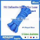 Factory Reflective Flat Shoelace as Train Track Reflective Shoelace - New Arriving Flat Reflective Shoelace - 5 Colors Available thumbnail-3