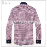 Trendy New Model Pattern 100% Cotton Small Check Shirt for Men thumbnail-3