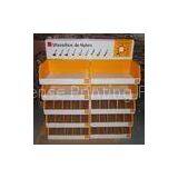 Corrugated Cardboard Retail Product Display Stands Shelf With Offset Printing OEM, ODM thumbnail-1