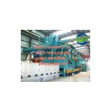 steel plate surface automatic pre-treatment line/shot blasting cleaning machine