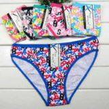 2015 New Printed Brief Soft Lady Bikini Stretch Cotton Women Underwear Lady Boyshort Lady Panties Lingerie Intimate Underpants thumbnail-3
