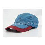Waterproof Taslon Plain Outdoor Sports Baseball Caps For Racing / Traveling thumbnail-1