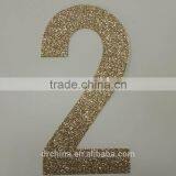 Hot Sale 1000pcs Gold Glitter Paper Number "2" Decor Festive Birthday Party New Year,Christmas ,Cake,Crafts thumbnail-4