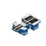 9\' Shop Conveyor Belt Checkout Counter 220V / 50Hz Double - Sided Metallic