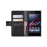 Leather Sony Xperia U Phone Case With 2 Card Holders Cases OEM thumbnail-1