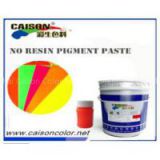 Fluorescent orange water based pigment paste，caison brand water based pigment paste for textile printing