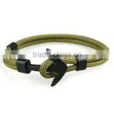 Anchor Wrist Band Nylon Nautical Rope Men Bracelet thumbnail-3