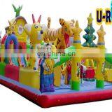 lovely inflatable fun city combo games for kids