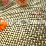 2013 New Design Golden Aluminum Mesh Trimming for Garment