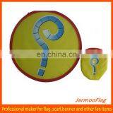 Cheap Advertising Foldable Polyester Frisbee