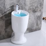 Ceramic pedestal wash basin sink singapore