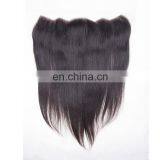 Raw Indian Hair Ear To Ear Pre Plucked Lace Frontal Closure Straight Human Hair Extensions Lace Frontal Piece thumbnail-2
