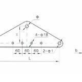 Triangle-Shaped L Type Yoke Plate