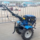 Blue Color Gasoline / Diesel Mini Farm Tractor Mini Power Tiller