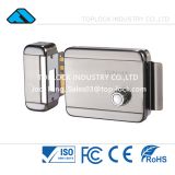 Electronic Euro Lock Electric Rim Lock with Nickel Plating Seperated Fixed Cylinder