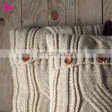Newest Trend Competitive Price Stylistic Cable Knit Pillow/Cushion Cover in Various Solid Colors thumbnail-3