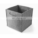 Home Decorative Handmade Small Basket Household Felt Fabric Basket thumbnail-2