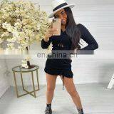 LAITE D2186 Autumn&winter Best Sellers Women Fashion Bandage Hollowing Out Casual Dresses Ladies Bodycon Sexy Dresses thumbnail-4