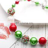 Christmas Girl Necklace + Headband 2pcs Set Candy Color Kids Bubble Beads Necklace Set Gift thumbnail-5