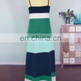 2019 New Style Mom And Girl Stripes Color Block Mother Daughter Matching Dress (this Link for KIDS) thumbnail-5