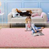 Living Room Soft Pink Polyester Rugs Shaggy Carpet thumbnail-5