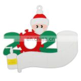pvc snowman Amazon diy name blessing decorative items 2020 Christmas tree pendant gift gift