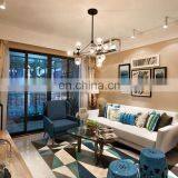 Industrial Style Kitchen Black and Brown Glass Colours Led Large Pendant Light thumbnail-2