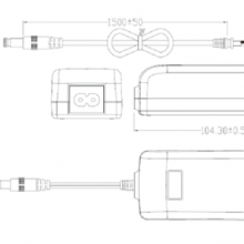 48W Wall Plug-in Desktop Switching Power Adapter thumbnail-4