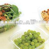 Disposable PET Salad Box, fruit container, disposable container, plastic vegetable cup