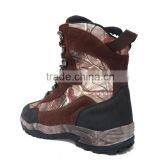 Men Suede Leather and Canvas Upper Camo Waterproof Hunting Boots thumbnail-4