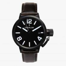 Stainless Steel Water Resistance Watches Genuine Leather Quartz Man Watch thumbnail-2