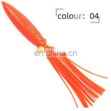 21cm 19g Luminous Fluorescent Deep Sea Fishing TPR Artificiais Octopus Bait Pesca thumbnail-3