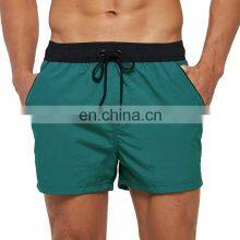 Wholesale Custom Logo Swim Men Trunks Quick-Dry Sports Shorts thumbnail-3