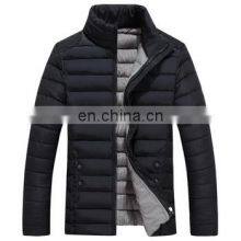 Wholesale New Warm Men's Black Foam Jacket Men's Zipper Warm Air Cotton Clothing thumbnail-4
