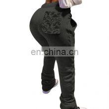 Оптовая осенне-зимняя женская одежда из шерстяного вязания, спортивные брюки с шнуровкой и карманами, свободного кроя thumbnail-4