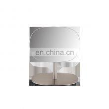 Modern Design Table Standing Makeup Mirror Mini Oval Mirror 1X and 3X
