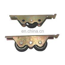 New Customized Iron Frame Black Sliding Shutters Wheel Blinds Windows Roller With Zinc Plated