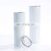 Travel Skinny 20 oz Double Wall 20oz Skinny Tumbler Diy Sublimation Blanks thumbnail-4